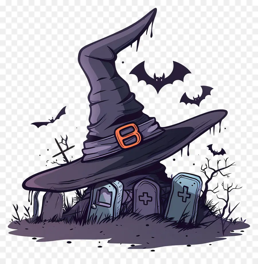 Sombrero De Bruja De Halloween，Sombrero De Bruja PNG