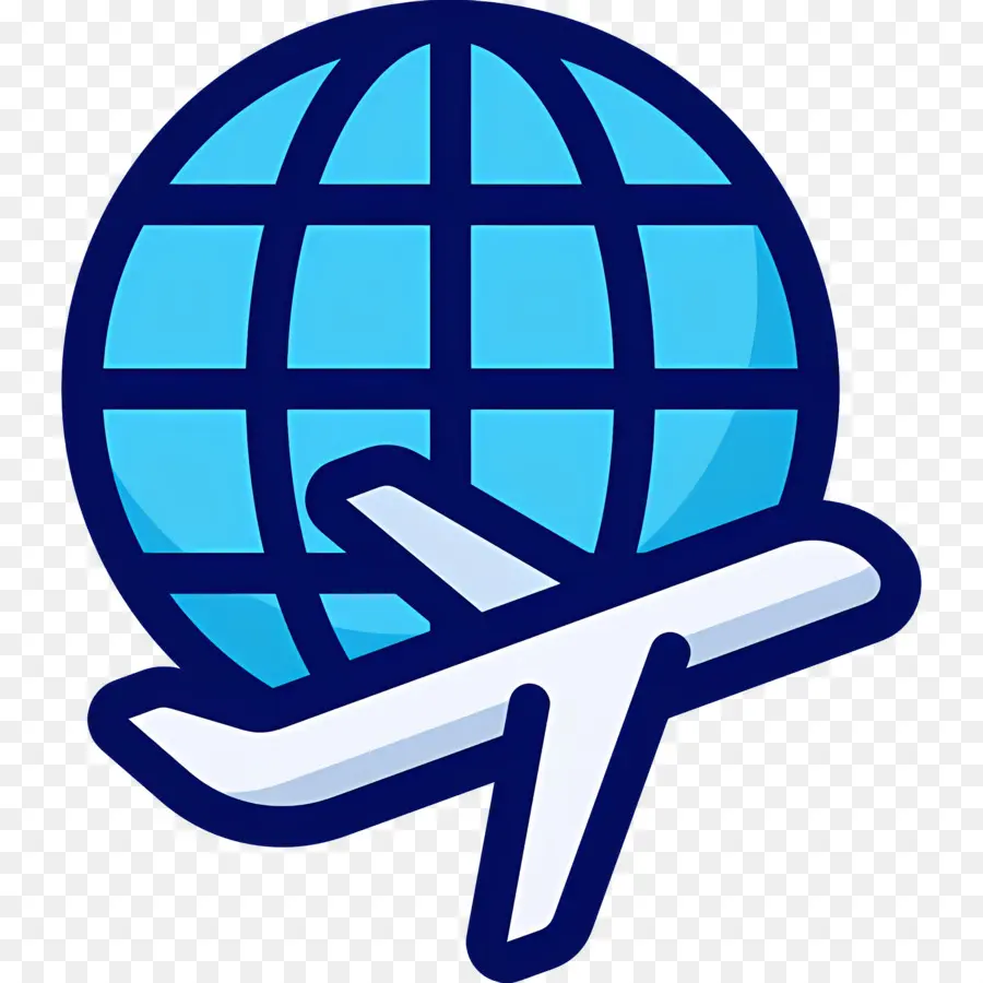 Viajar Por El Mundo，Avión Y Globo PNG