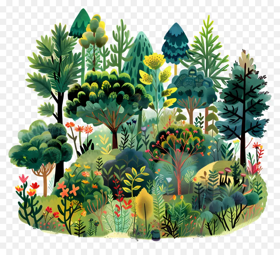 Bosque Denso，Bosque PNG