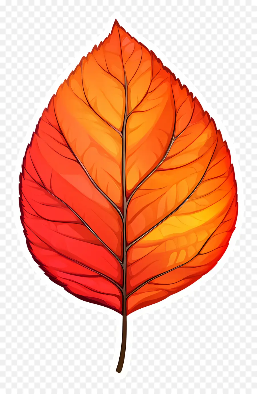 Hoja De Otoño，Hoja Amarilla PNG