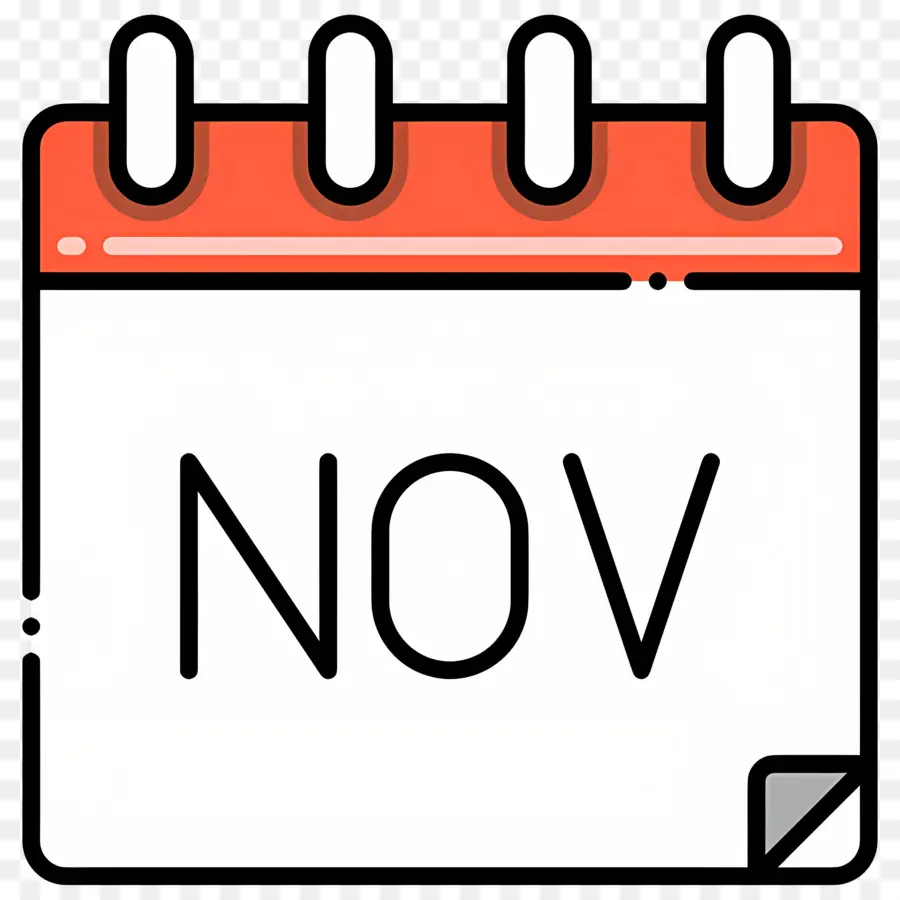 Noviembre，Calendario De Noviembre PNG