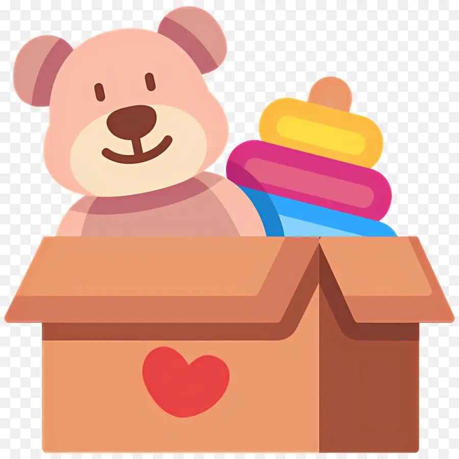 Caja De Donaciones，Caja De Juguetes PNG