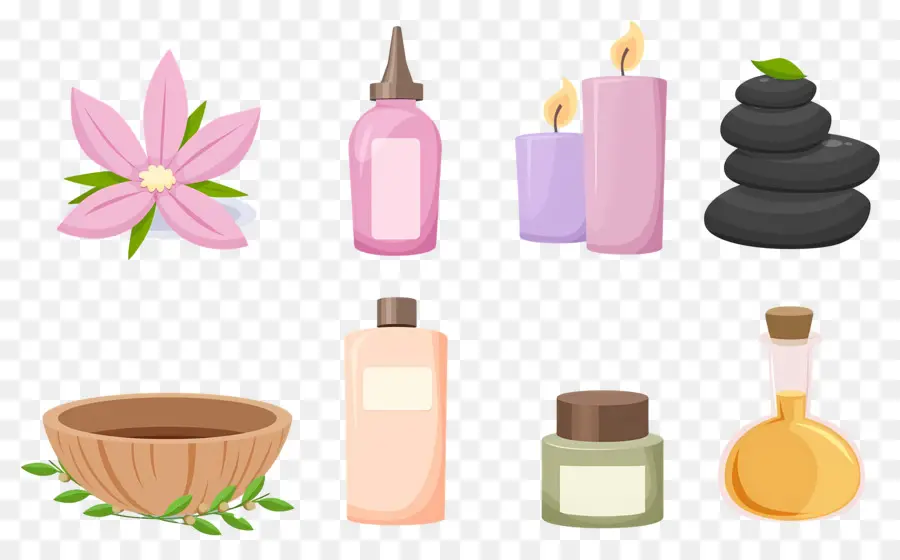 Elementos De Aromaterapia，Artículos De Spa PNG