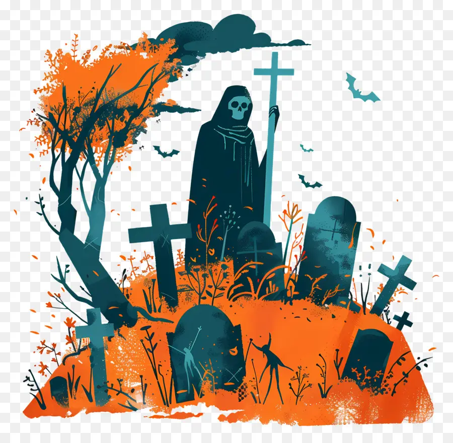 Parca De Halloween，Cementerio PNG