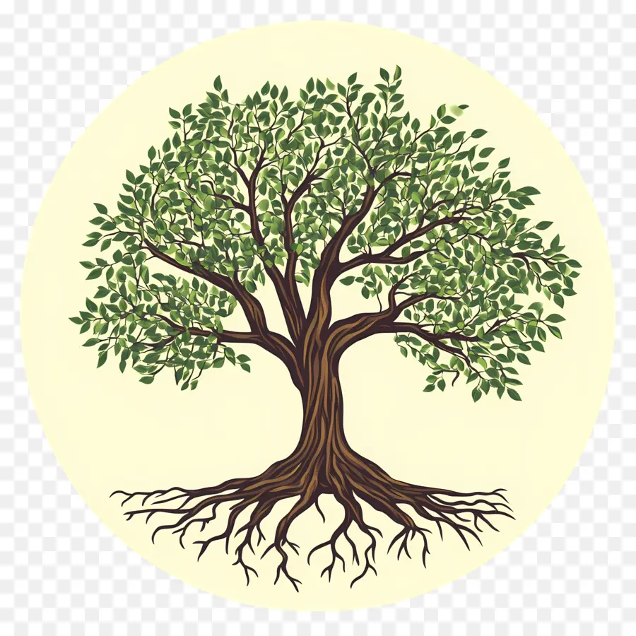 árbol Con Raíces，Árbol PNG