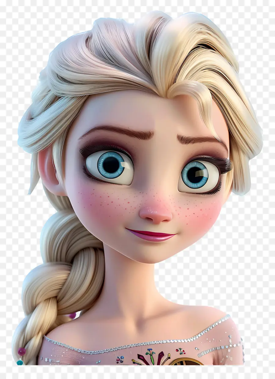 Princesa Elsa，Personaje Animado PNG