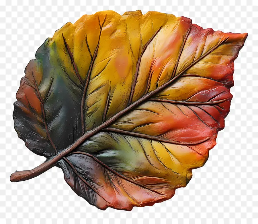 Hoja De Otoño，Hoja Colorida PNG