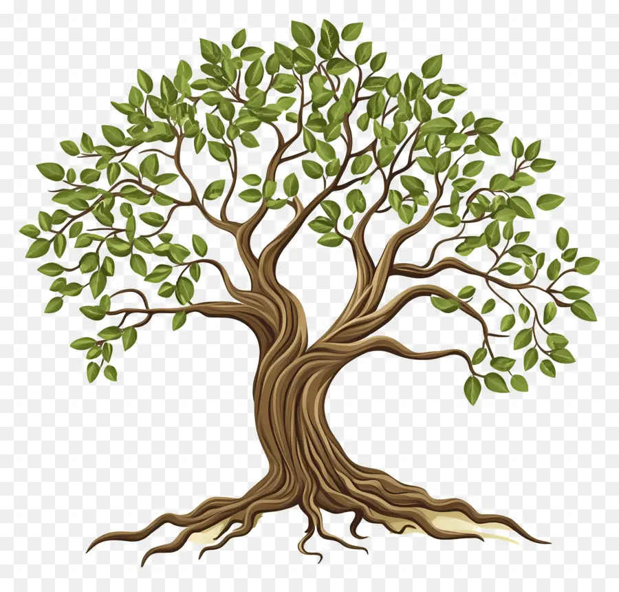 árbol Con Raíces，Árbol PNG