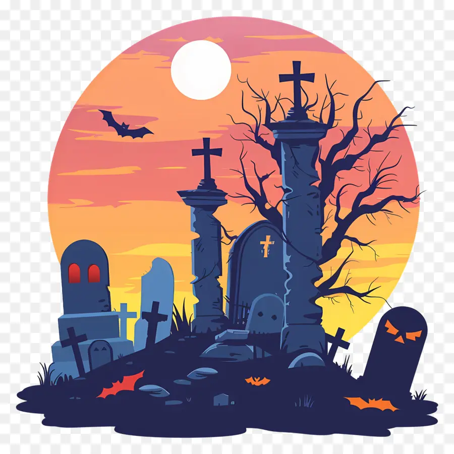 Noche De Halloween，Cementerio De Zombis PNG