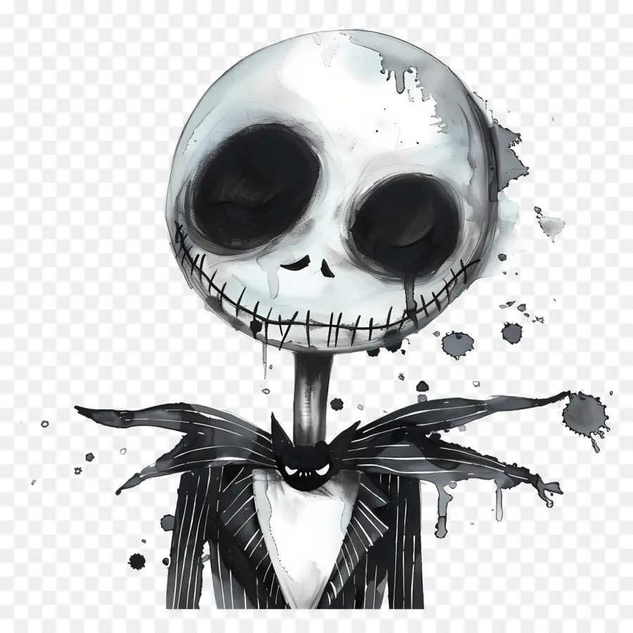 Jack Skellington，Personaje Esqueleto PNG