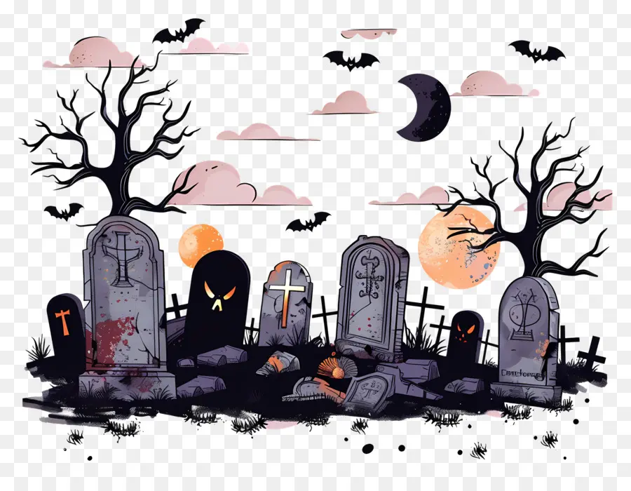 Cementerio De Halloween，Cementerio PNG