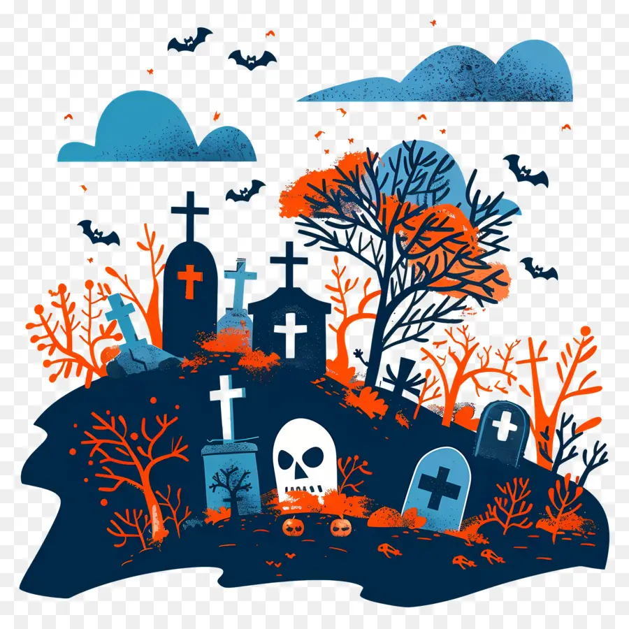 Cementerio De Halloween，Cementerio PNG