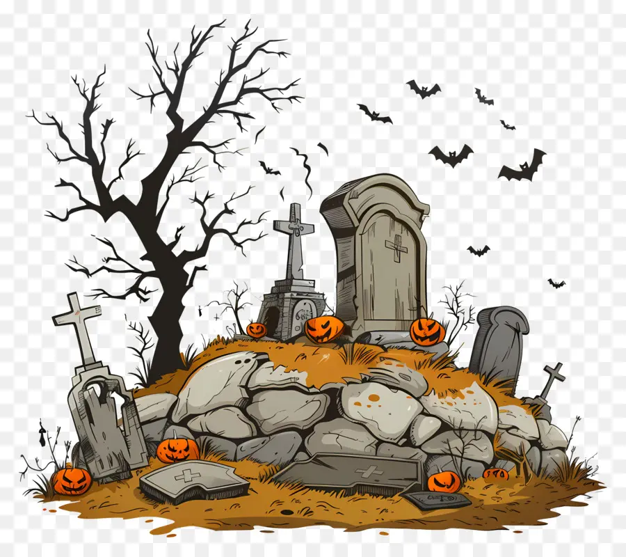 Cementerio De Halloween，Cementerio PNG