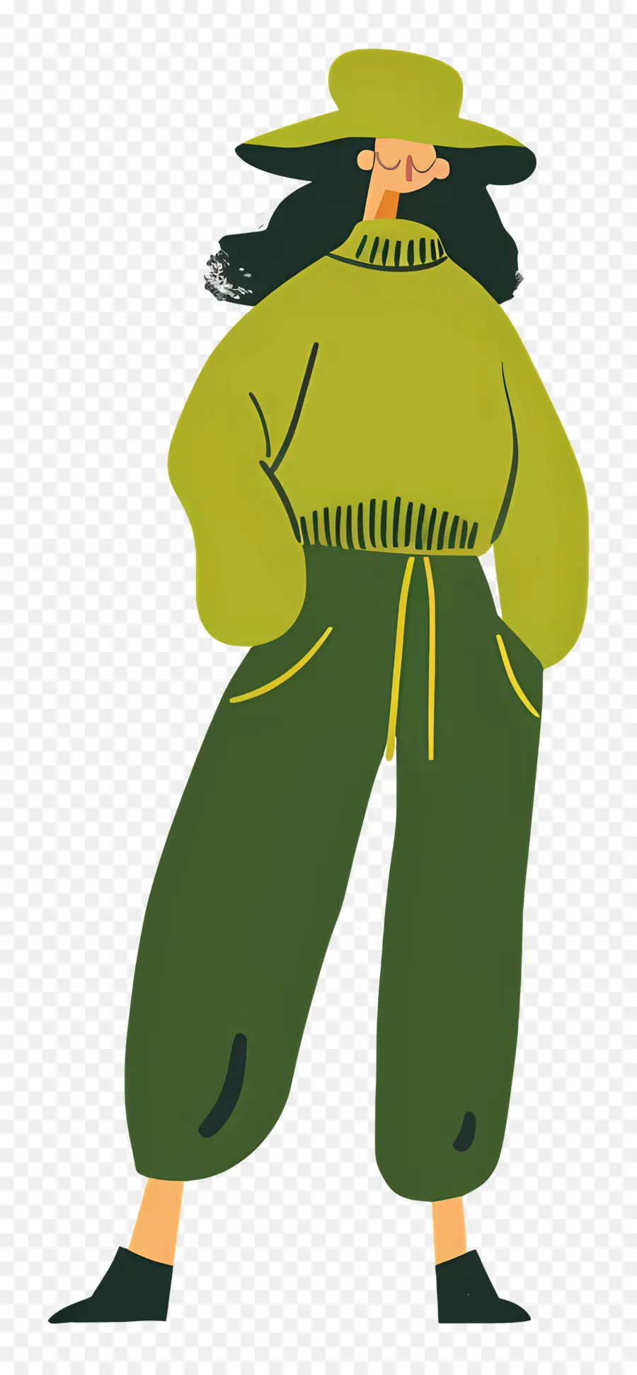 Mujer En Verde，Mujer De Verde PNG