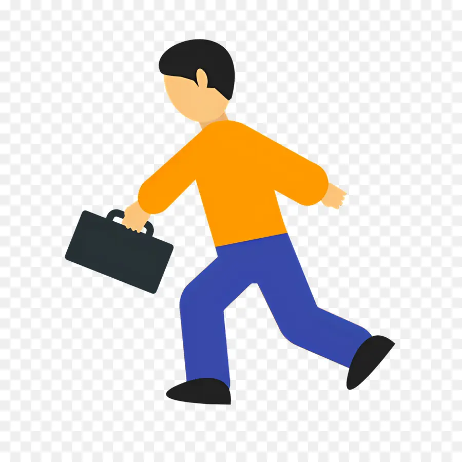 Empresario Corriendo，Hombre De Negocios PNG