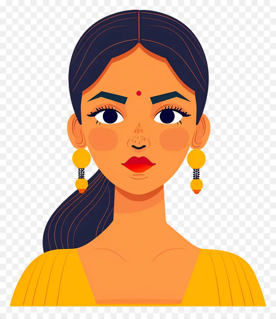 Mujer India，Mujer En Sarí PNG