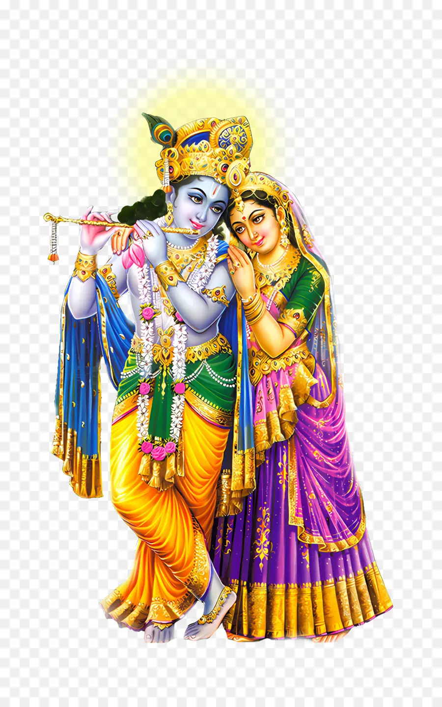 Radha Krishna，Deidades Hindúes PNG