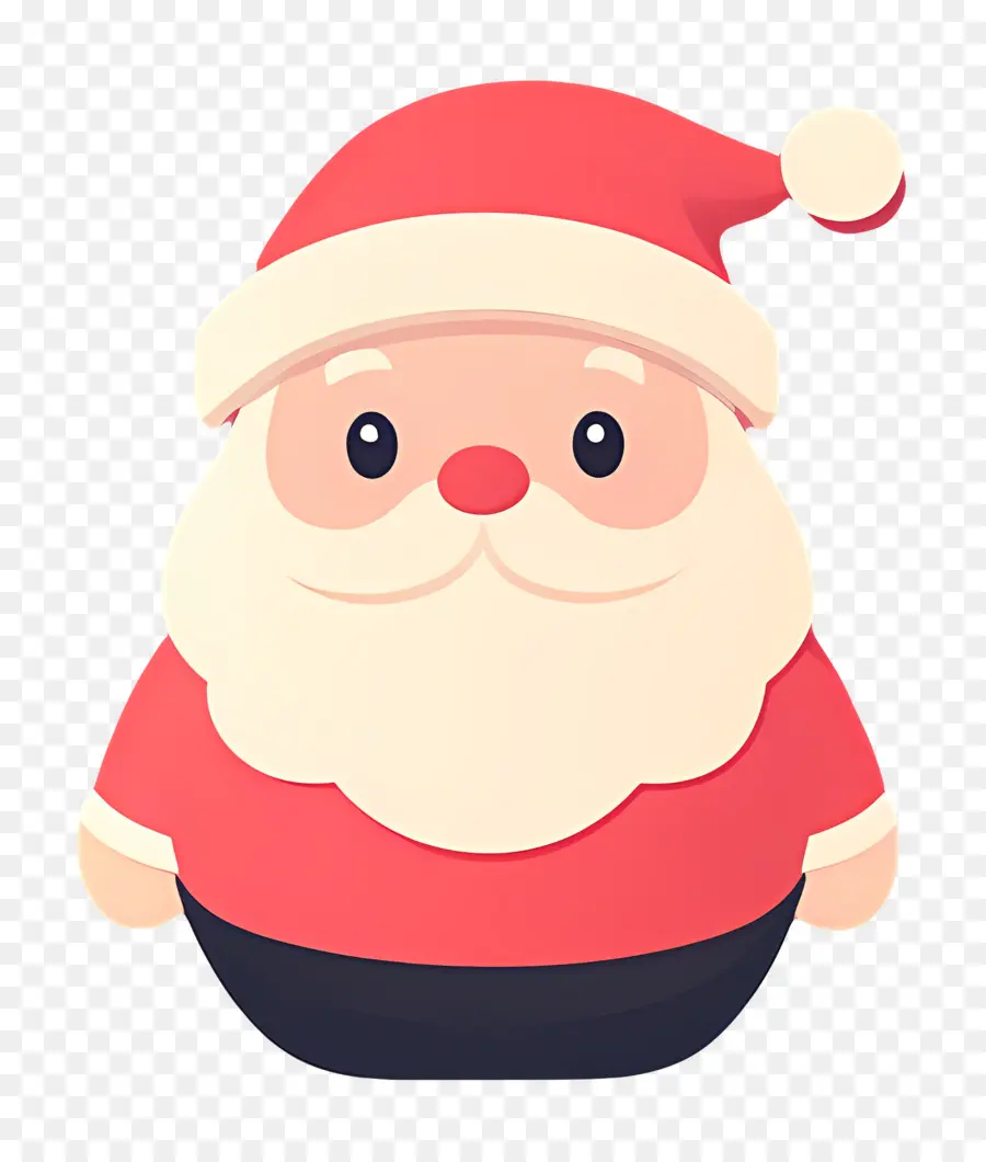 Papá Noel，Cara De Papá Noel PNG