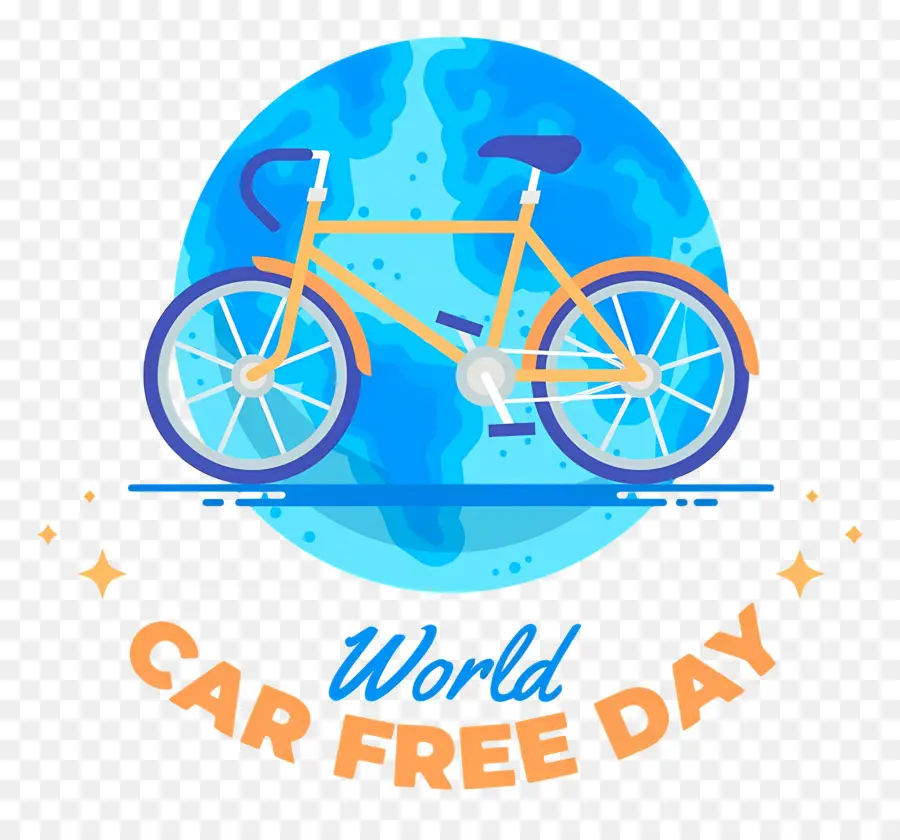 Día Mundial Sin Coches，Bicicleta PNG