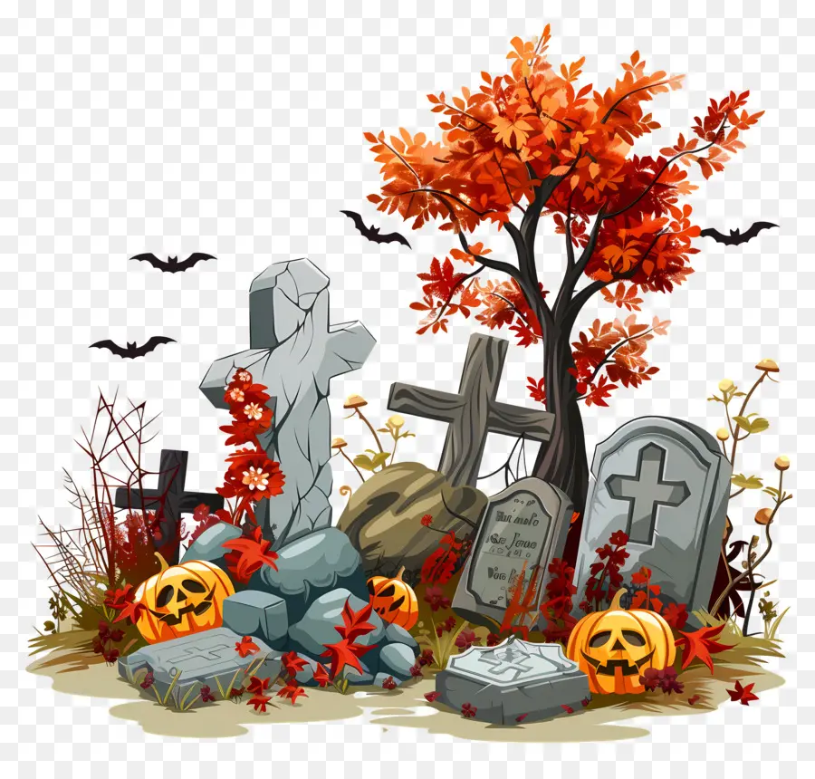 Cementerio De Halloween，Cementerio PNG