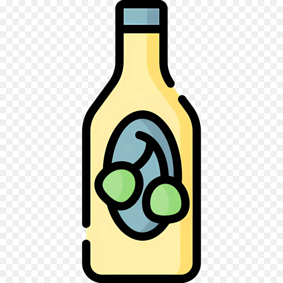 Aceite De Oliva，Botella Amarilla PNG