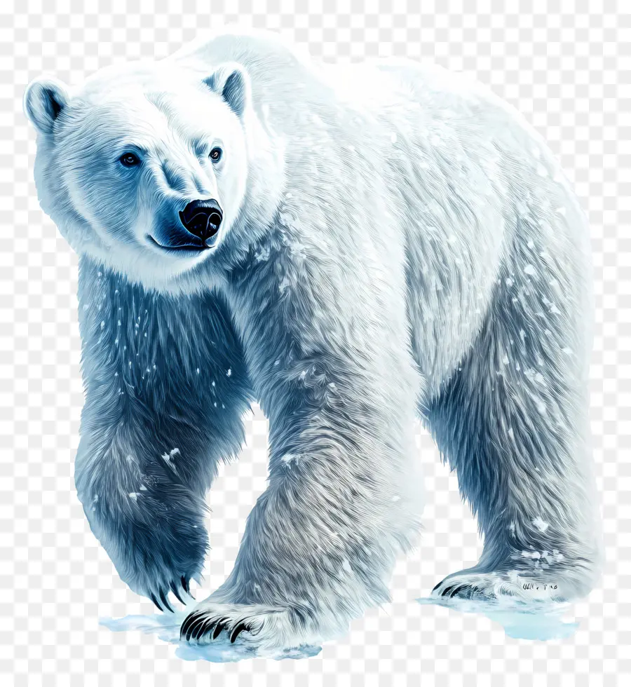 Oso De Hielo，Oso Polar PNG