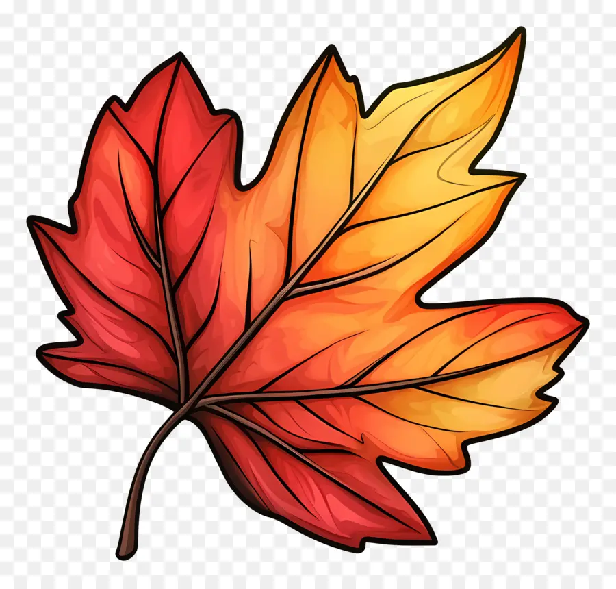 Hoja De Otoño，Caer PNG