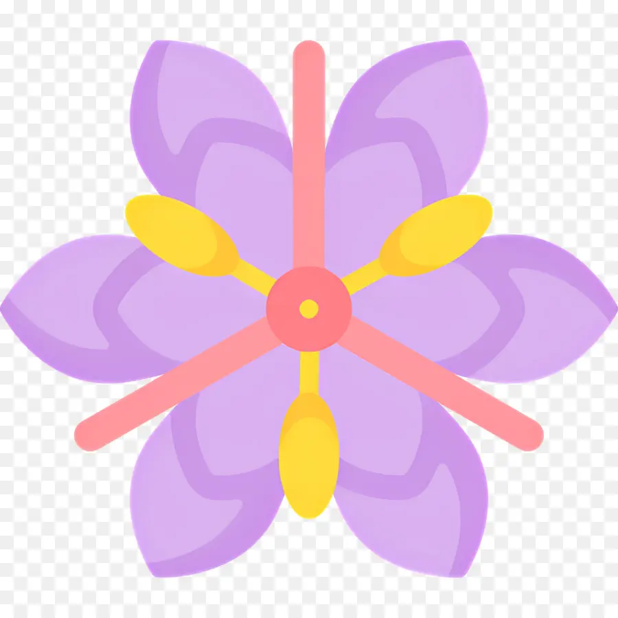 Azafrán，Flor Morada PNG