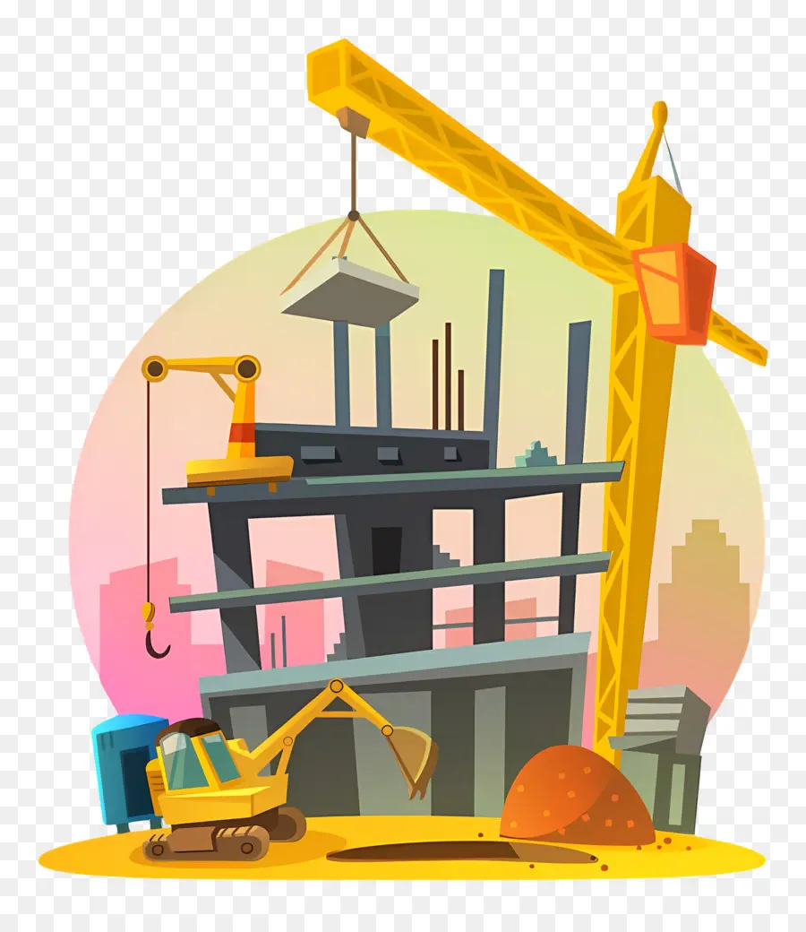 Construcción，Sitio De Construcción PNG