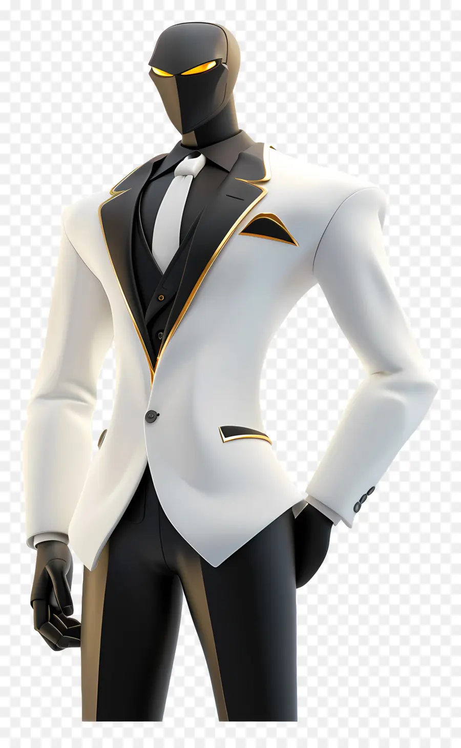 Vestimenta Formal Para Hombres，Personaje De Traje Blanco Y Negro PNG