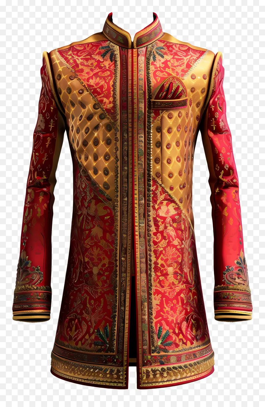 Ropa Formal India，Chaqueta Tradicional PNG