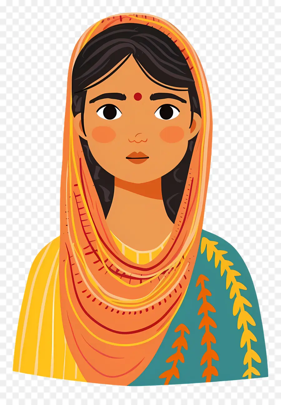 Mujer India，Mujer Tradicional PNG