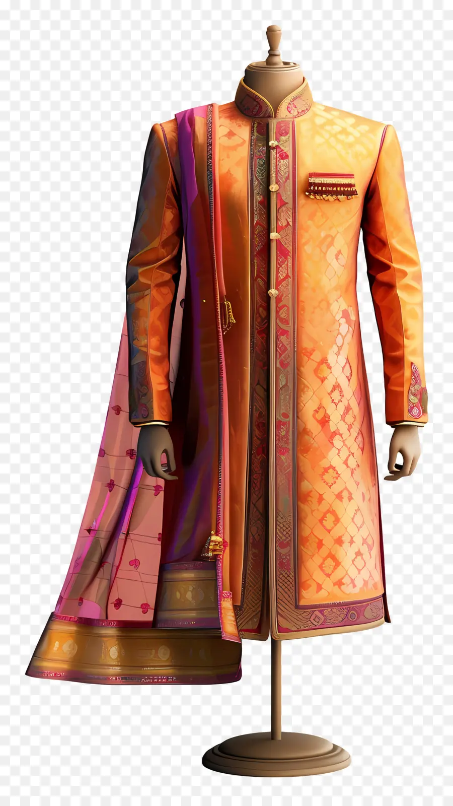 Ropa Formal India，Traje Tradicional PNG