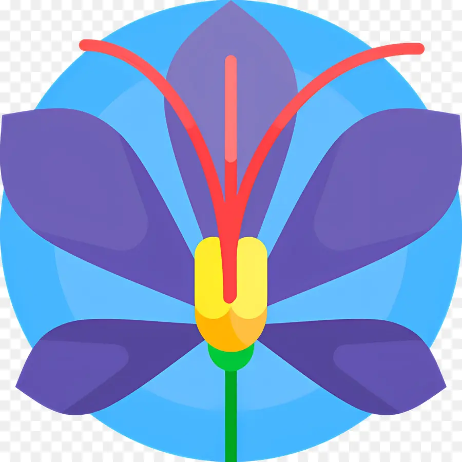 Azafrán，Flor Morada PNG