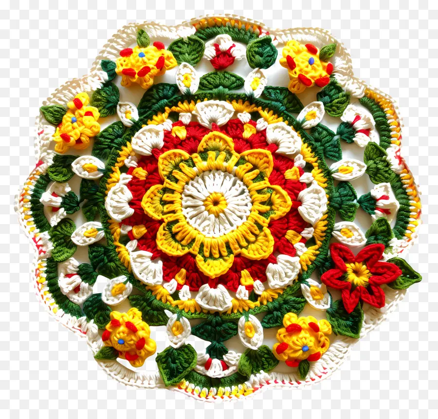 Mandala De Ganchillo，Mandalas De Ganchillo PNG