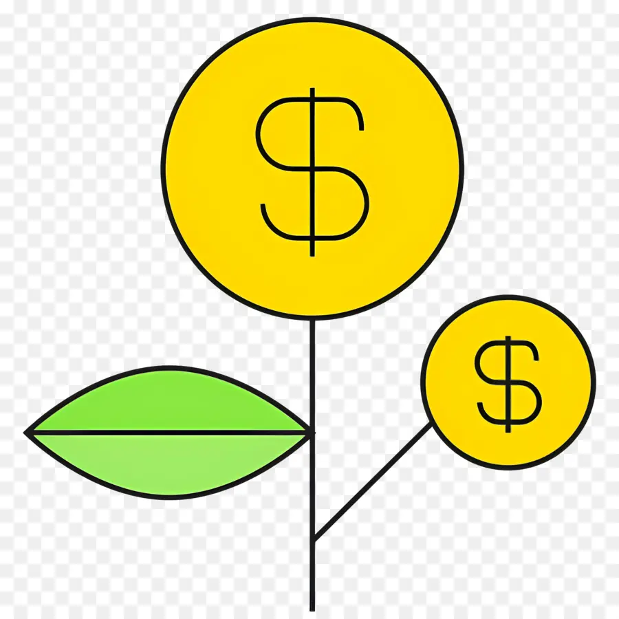 Dinero Inicial，Planta De Dinero PNG