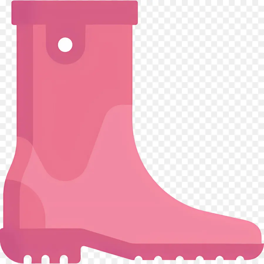 Bota De Lluvia，Bota Rosa PNG