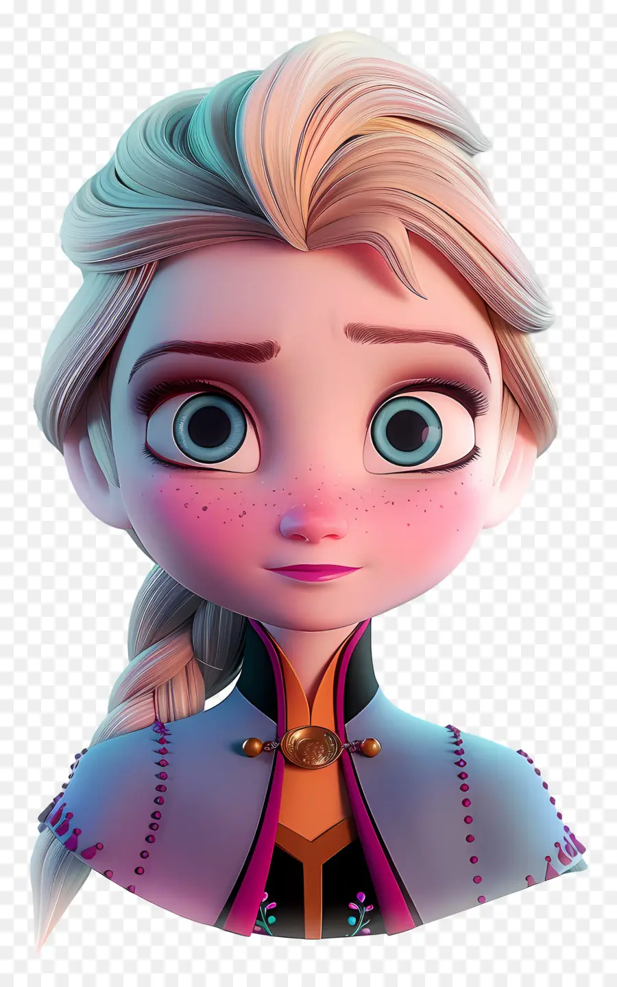 Princesa Elsa，Chica Animada PNG