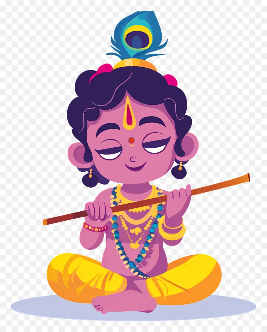 Krishna Janmashtami，Pequeño Krishna PNG