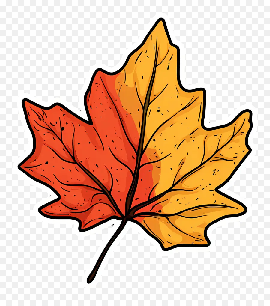 Hoja De Otoño，Caer PNG