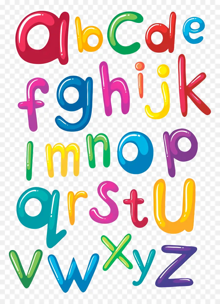 Letra Del Alfabeto，Alfabeto Colorido PNG