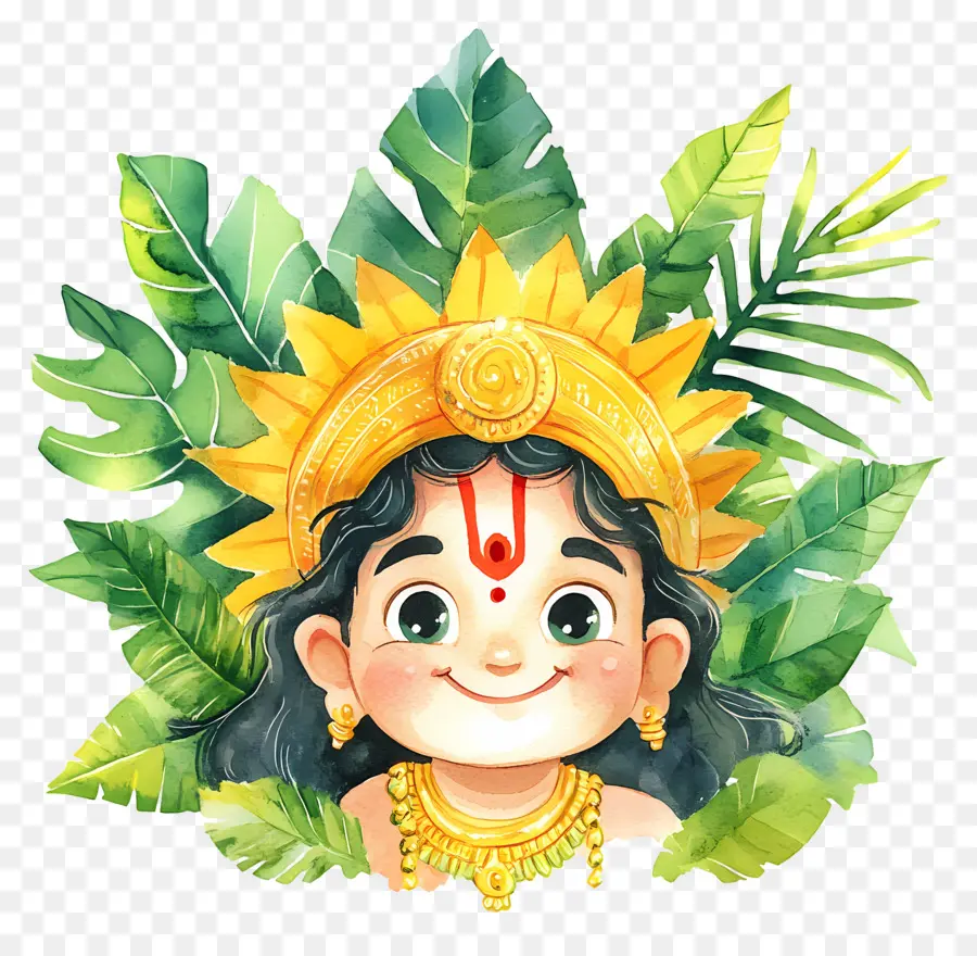 Señor Rama，Personaje Onam PNG