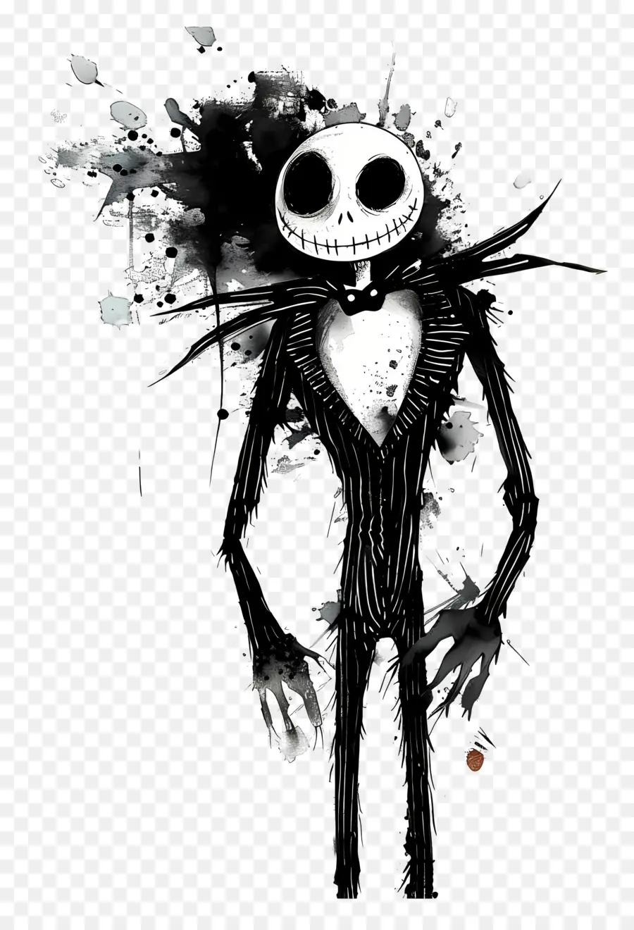 Jack Skellington，Personaje Esqueleto PNG