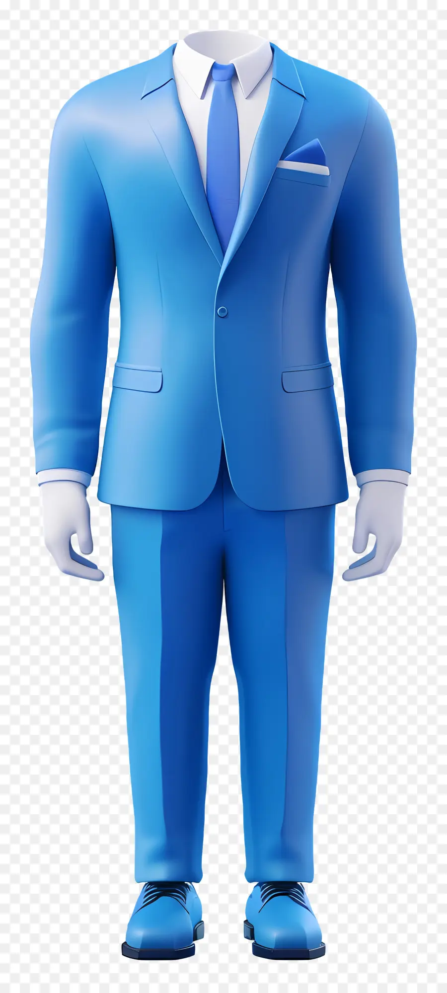 Vestimenta Formal Para Hombres，Traje Azul PNG