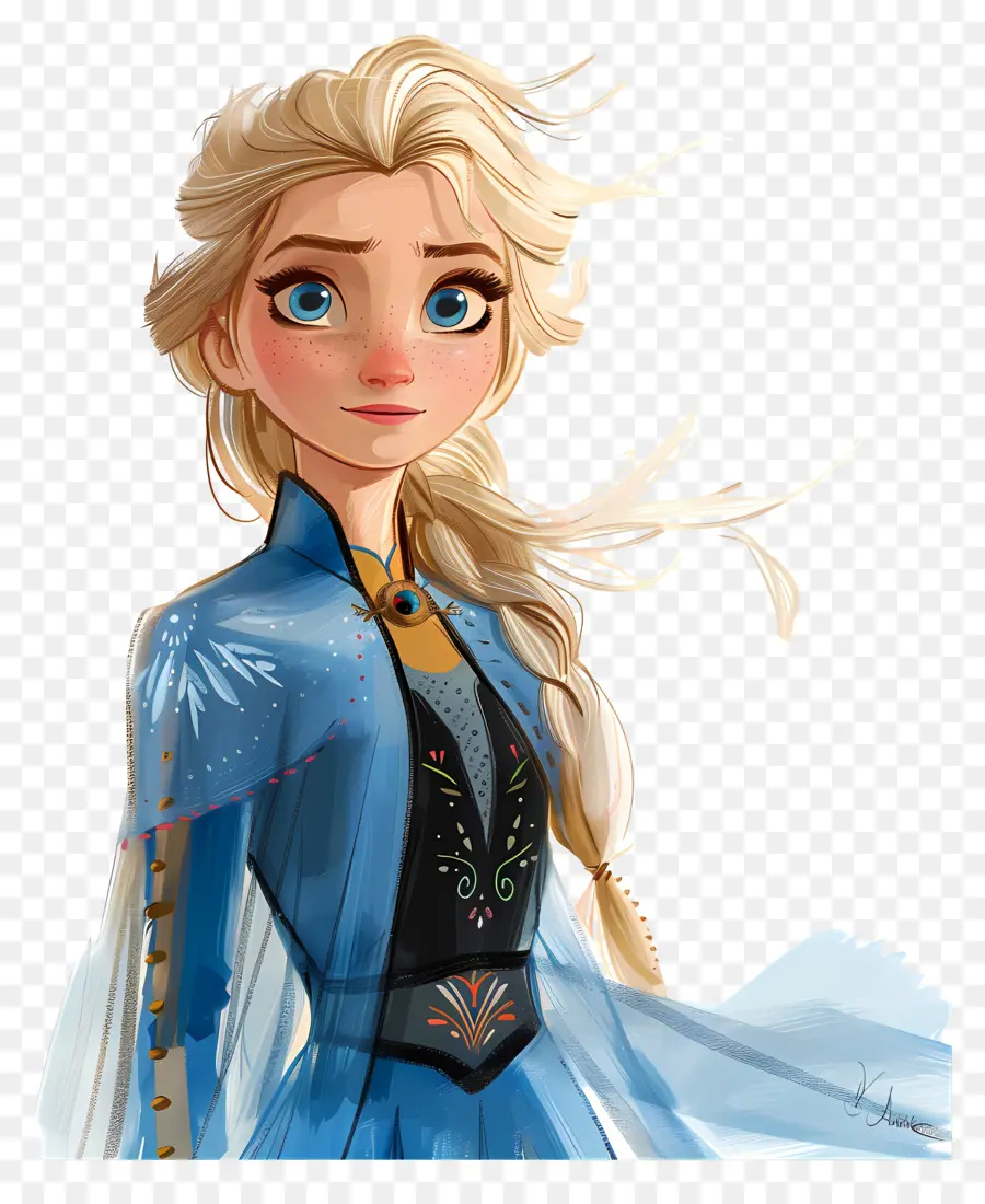 Princesa Elsa，Chica PNG