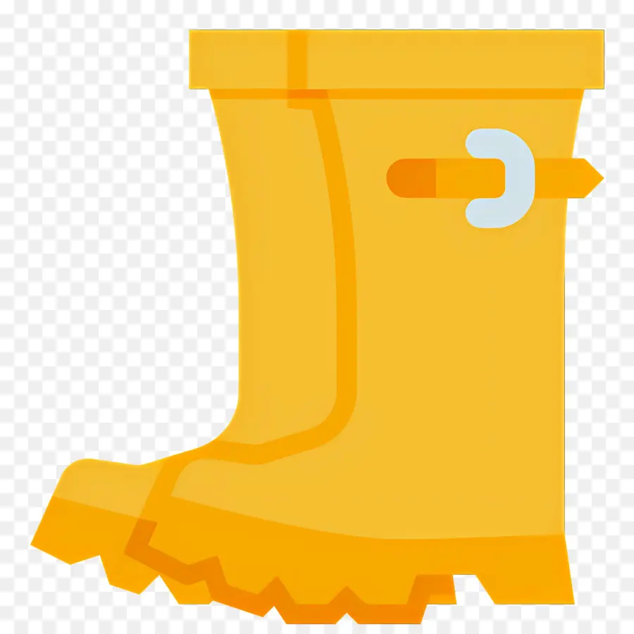 Bota De Lluvia，Bota Amarilla PNG