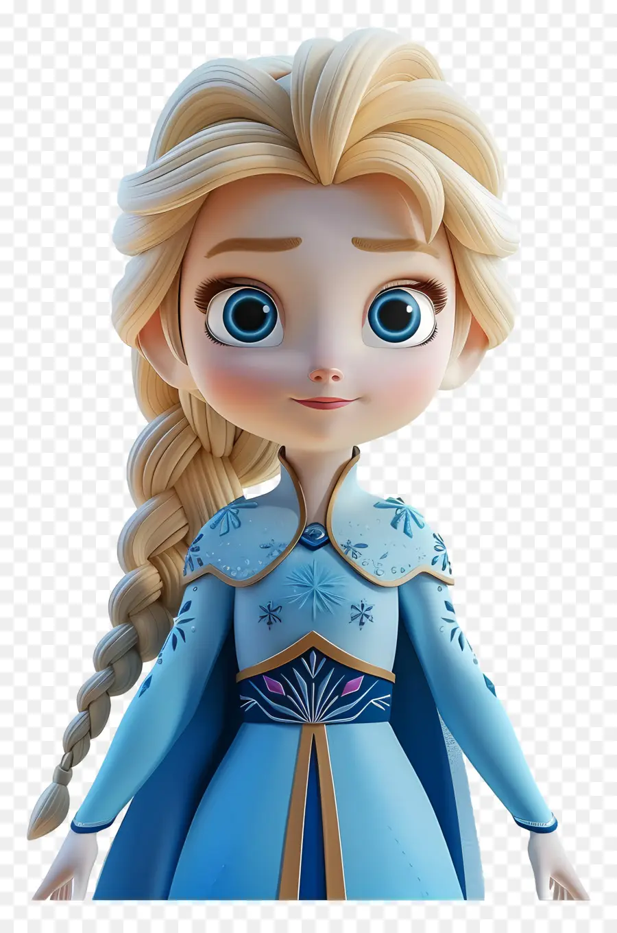 Princesa Elsa，Personaje De Trenza Rubia PNG