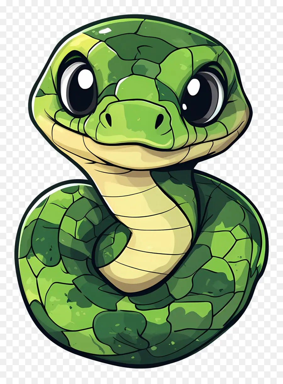 Linda Serpiente，Serpiente Verde PNG