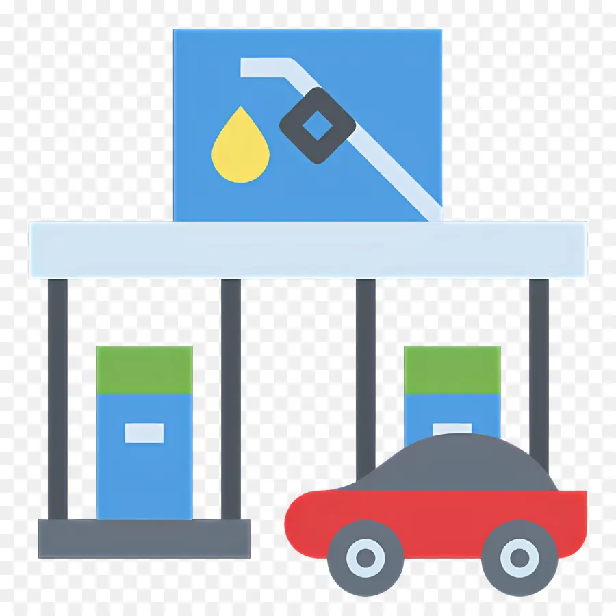 Gasolinera，Combustible PNG