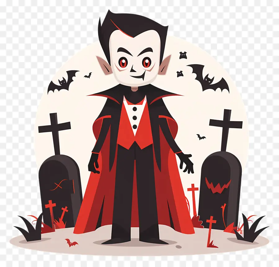 Drácula De Halloween，Vampiro PNG